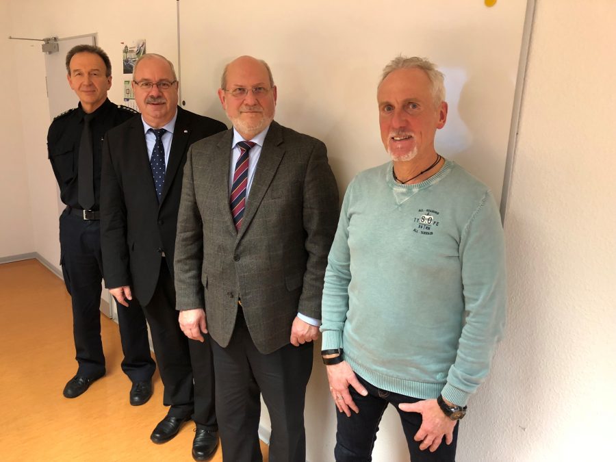 Rüdiger Kauroff beim Polizeikommissariat Wedemark/Mellendorf